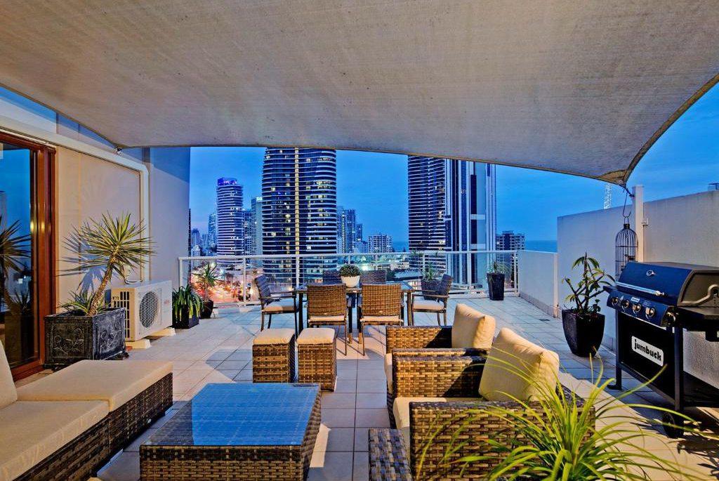 Image showcasing 3 Bed Penthouse with Spa & Rooftop Terrace - Gold Coast Private Homes